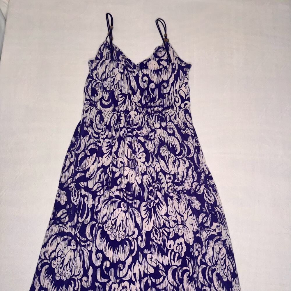 Purple White American Living 4 Maxi Dress - Picture 4 of 9